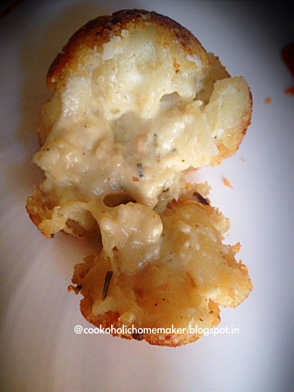 Mac and Cheese croquettes in Appe Pan