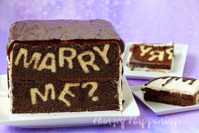 Marry Me? Reveal Cake 