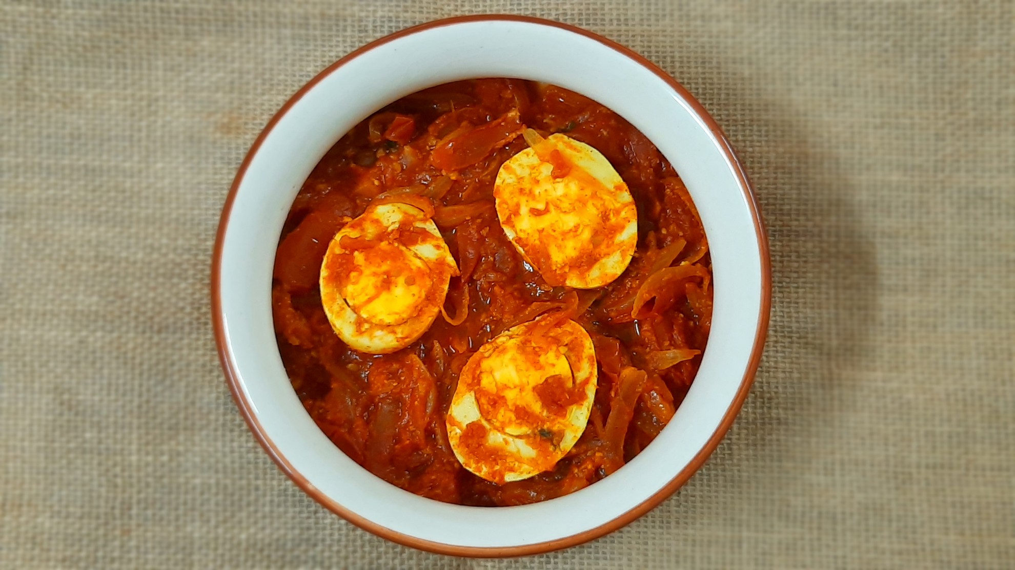 Boiled Egg Tomato Curry