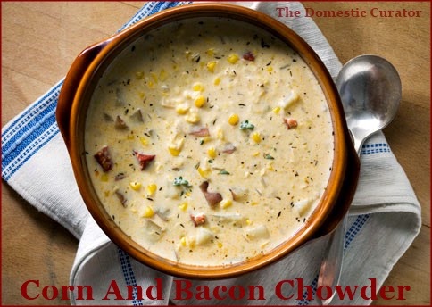 Corn And Bacon Chowder  Stove-Top or Crock Pot Style
