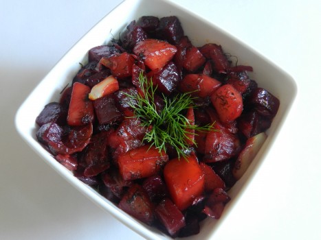Spicy Dill Beetroot Potato Saute