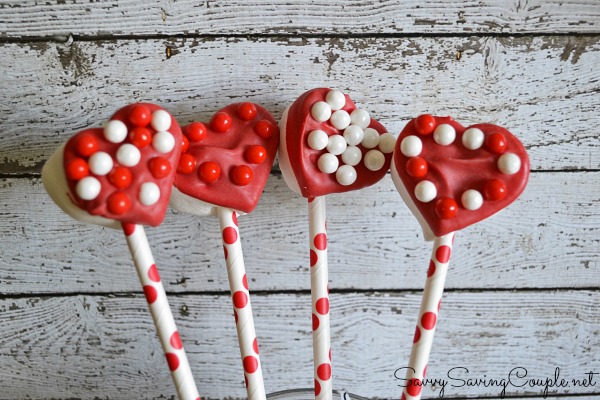 Valentines Day Marshmallow Pops and Candies