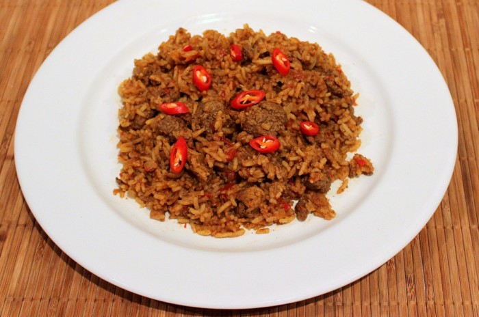 Spicy Beef and Rice