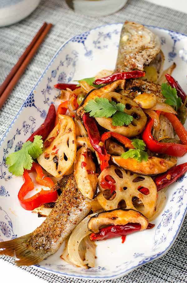 Chinese Spicy Roast Fish