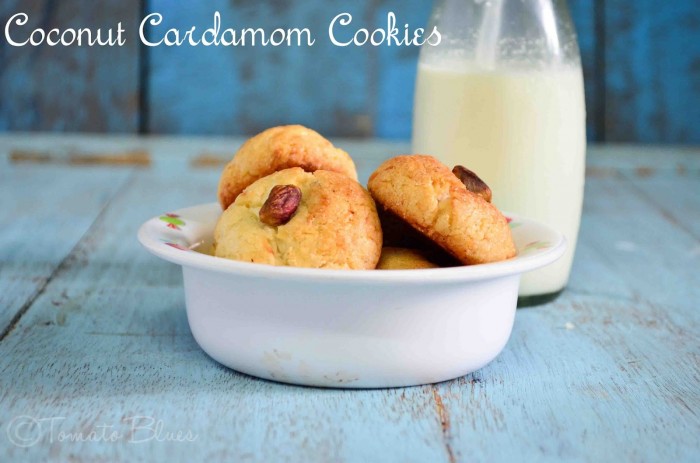 Eggless Coconut Cardamom Cookie