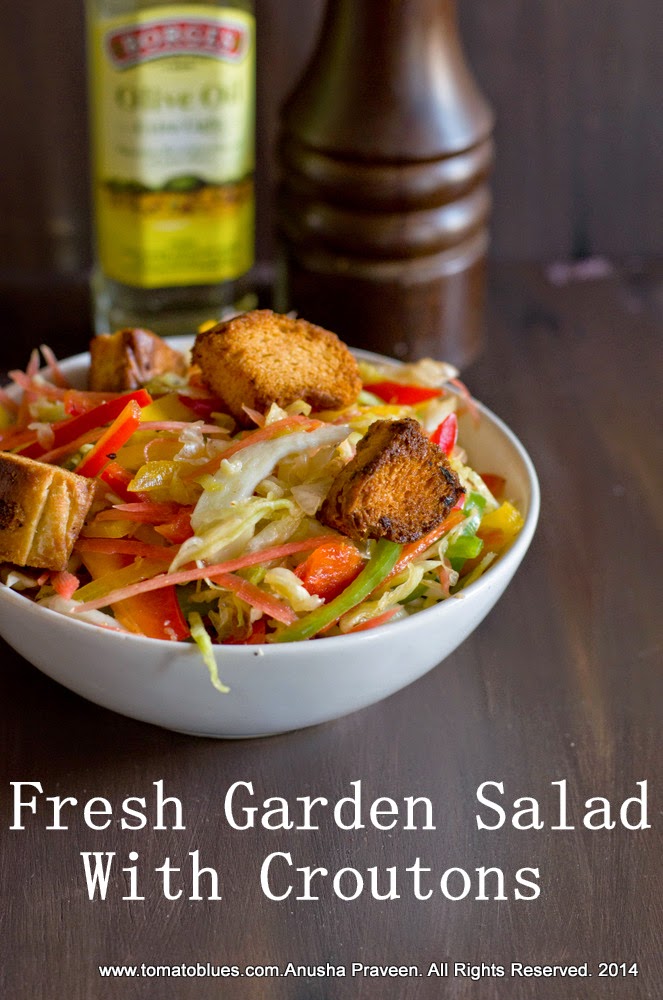 Fresh Garden Salad Recipe - Salad Recipes