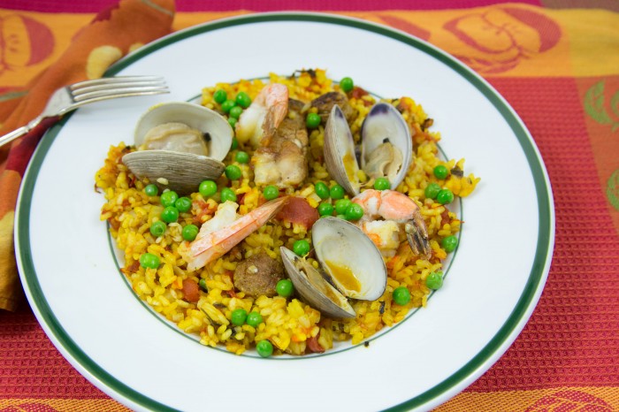 Paella for Four; A Wonderful Spanish Mixed Seafood Stew