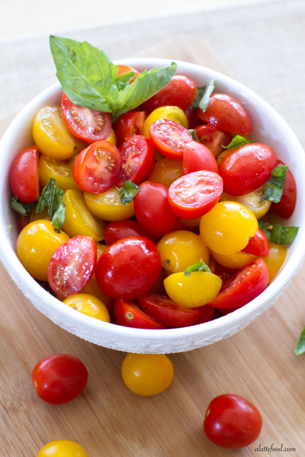 Fresh Tomato Basil Salad