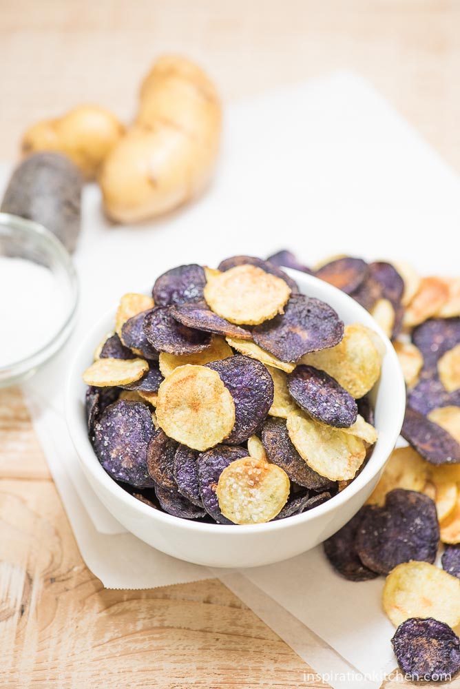 EASY MICROWAVE POTATO CHIPS