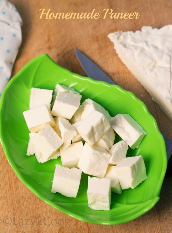 Home Made Paneer - Cottage Cheese