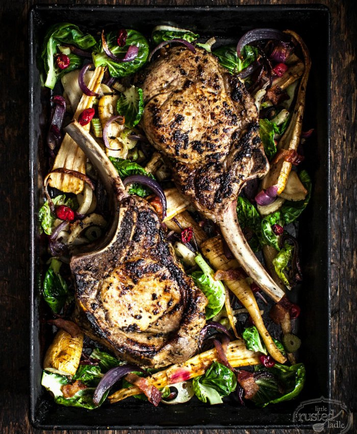 Apple And Fennel Brined Pork Chops 