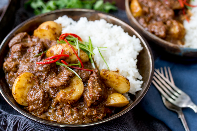 Slow Cooked Beef Massaman Curry