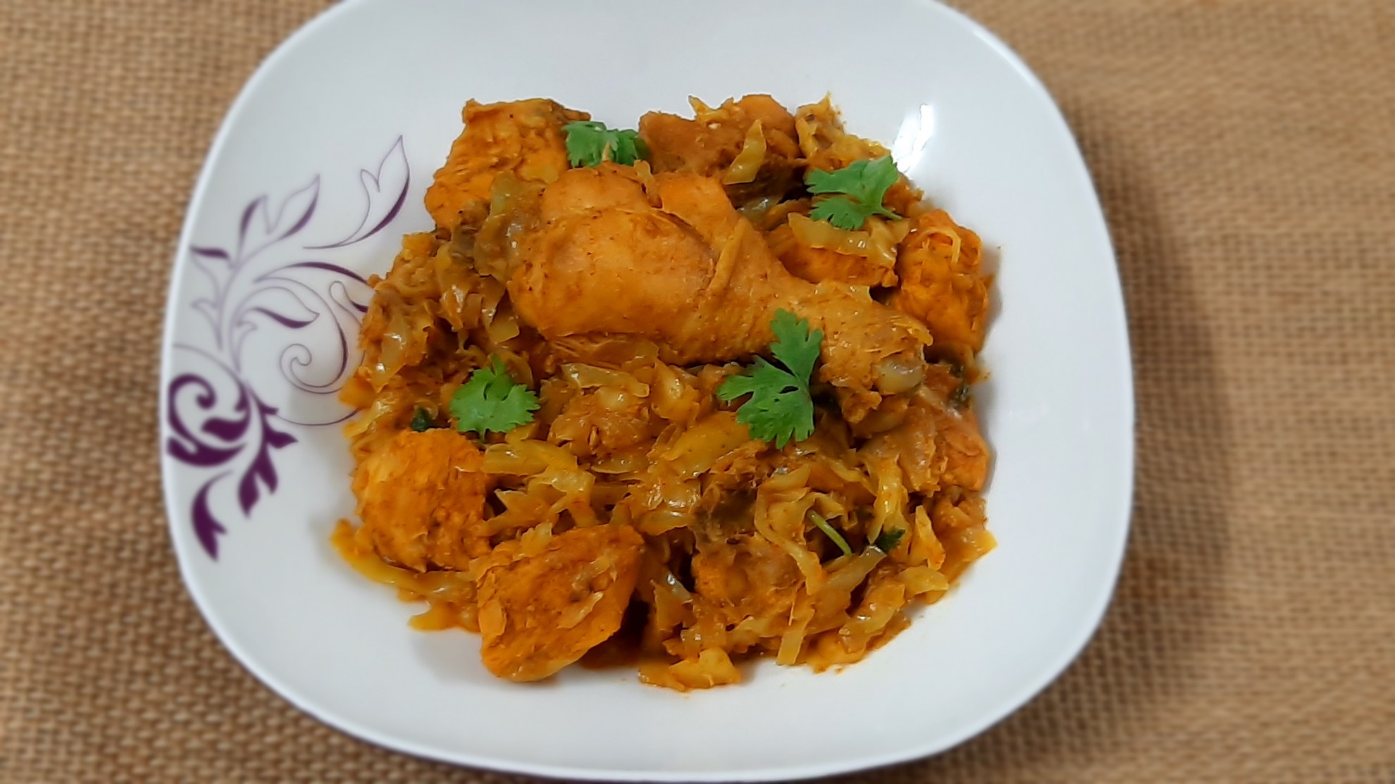 Chicken Cabbage Curry