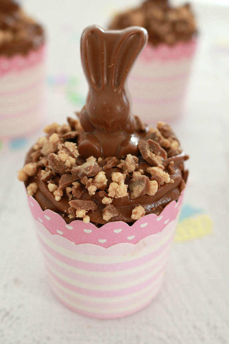 Malteser Bunny Chocolate Cupcakes
