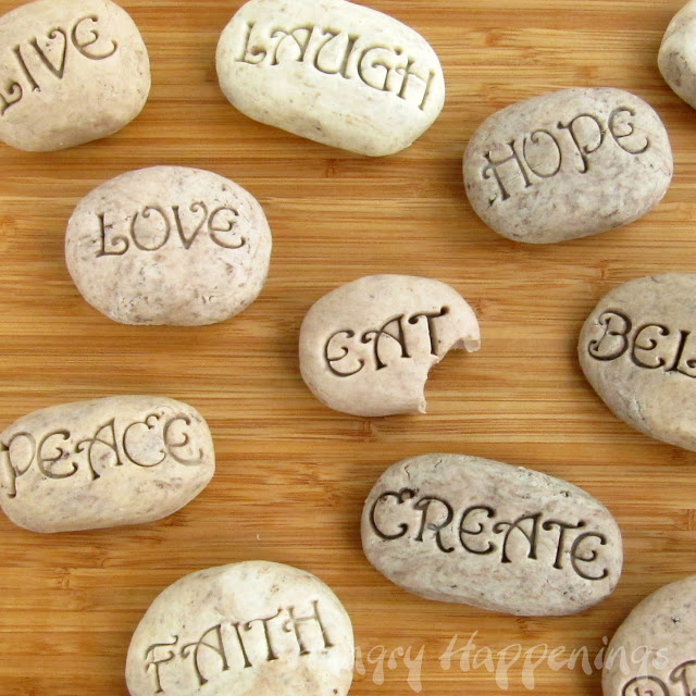 Sweet Serenity Stones – yes, another edible rock project