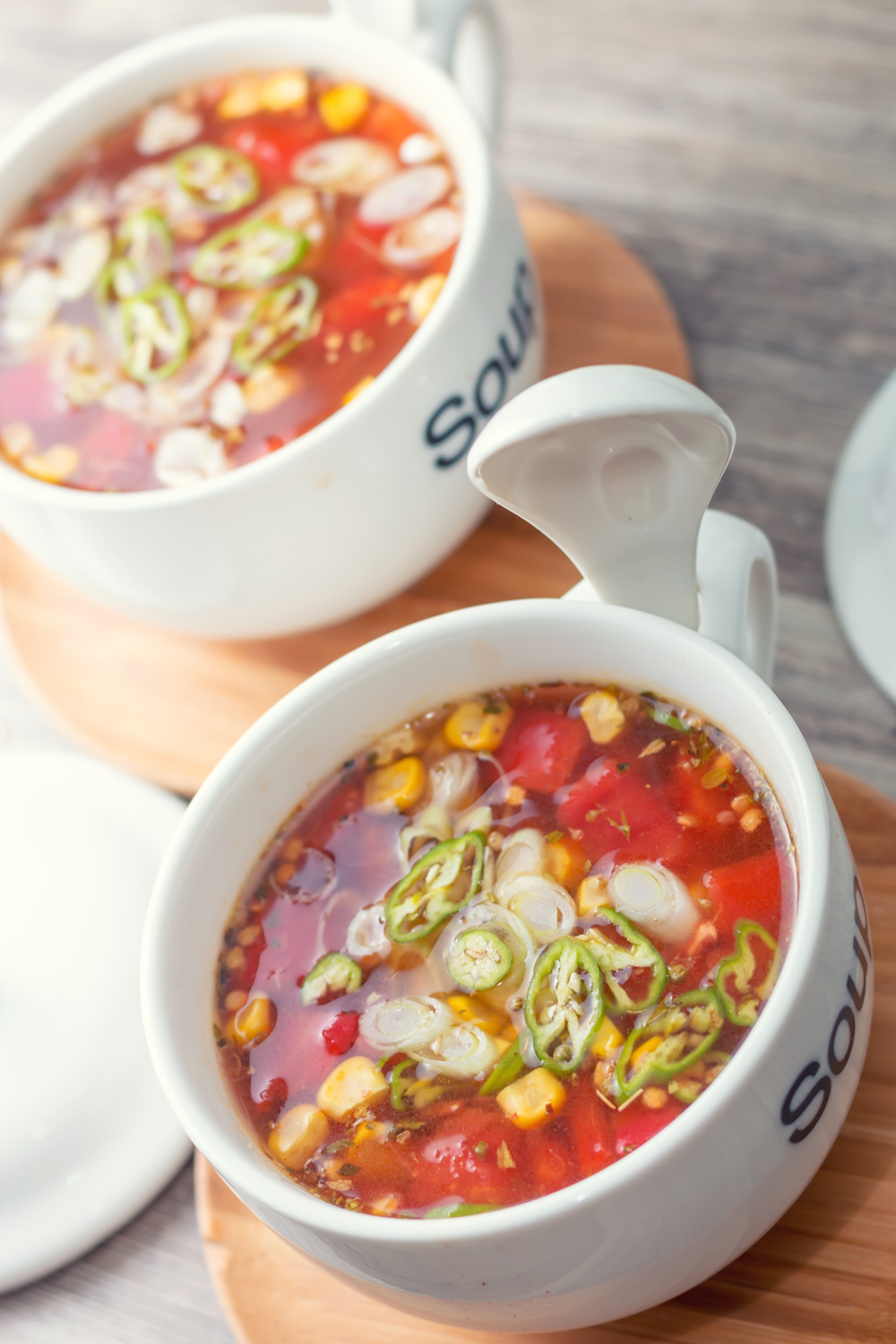 Mexican Tomato and Corn Soup