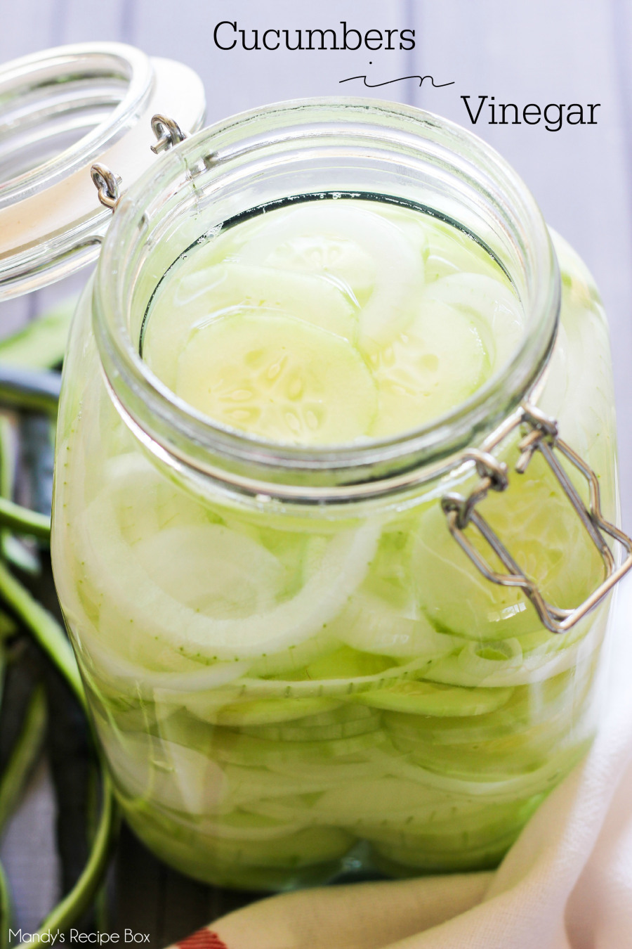 Cucumbers in Vinegar