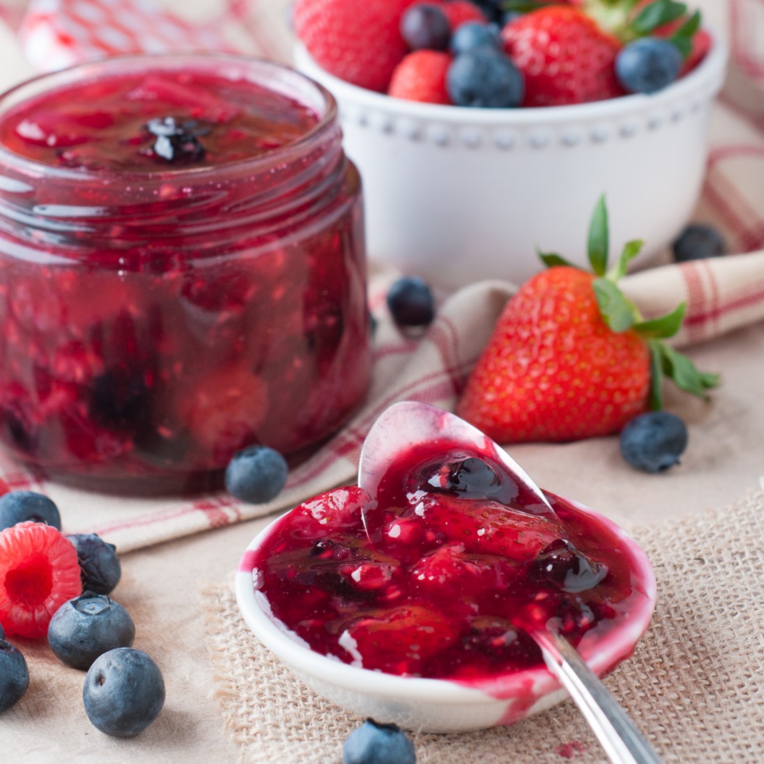 Mixed Berry Compote for Pancakes Ice Cream and More