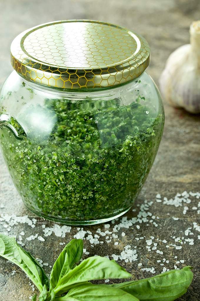 Homemade Fresh Herb Salt