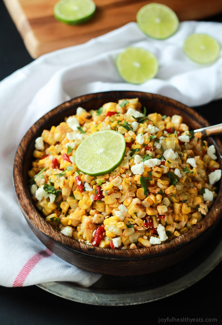 Grilled Chili Lime Sweet Corn Salad