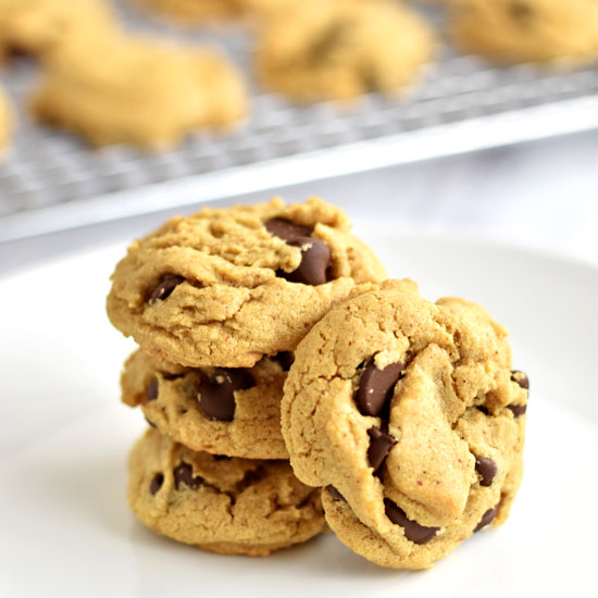 Healthier Chocolate Chip Cookies with Quinoa and Almond Butter