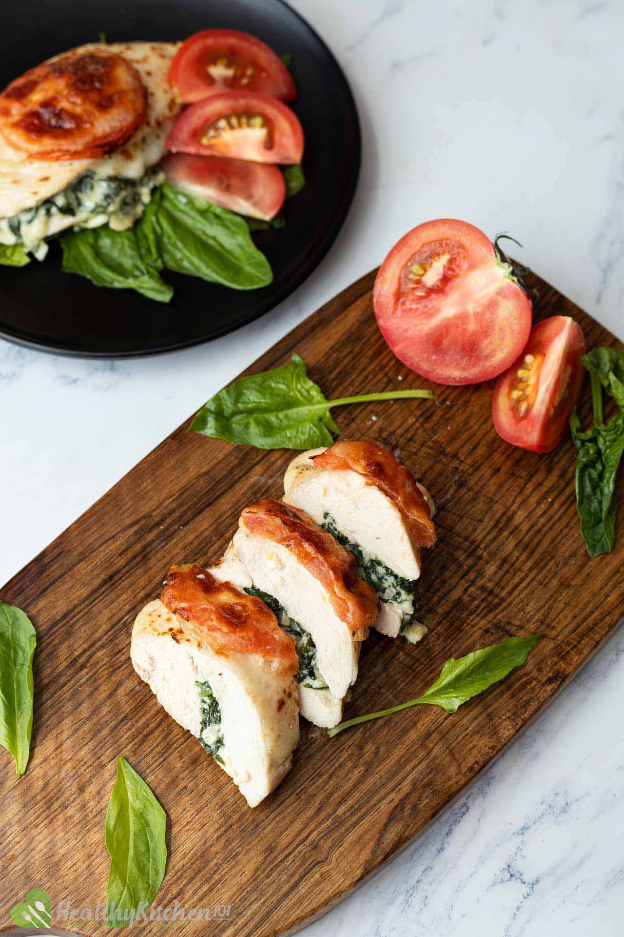 Spinach Stuffed Chicken Breast Recipe - The Guilt-Free Meat and Cheese