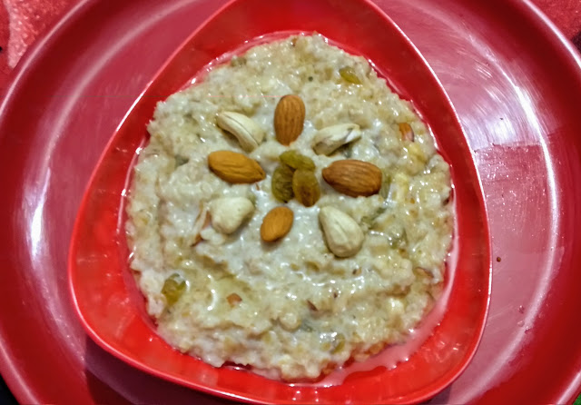     Oats with dry fruits
