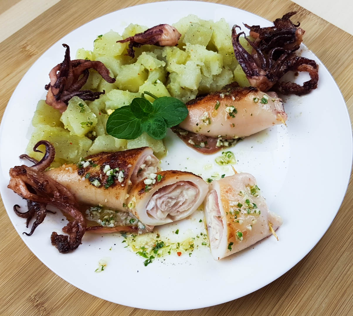 Stuffed squid recipe