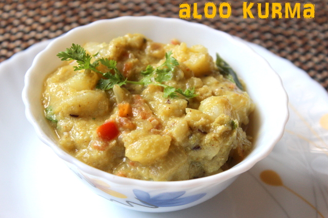 Potato or aloo kurma