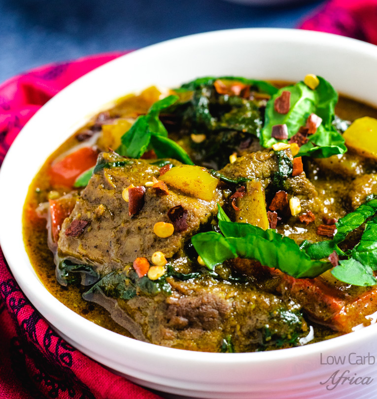 Lamb curry with coconut milk