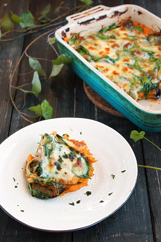 Vegetarian Lasagna - Sweet potato and Eggplant
