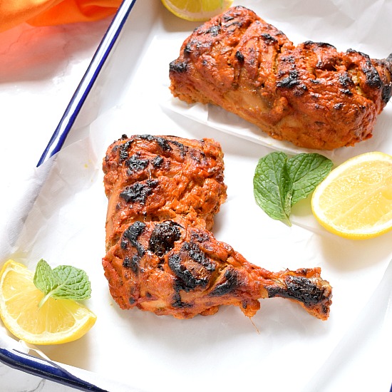 Oven-Grilled Tandoori Chicken