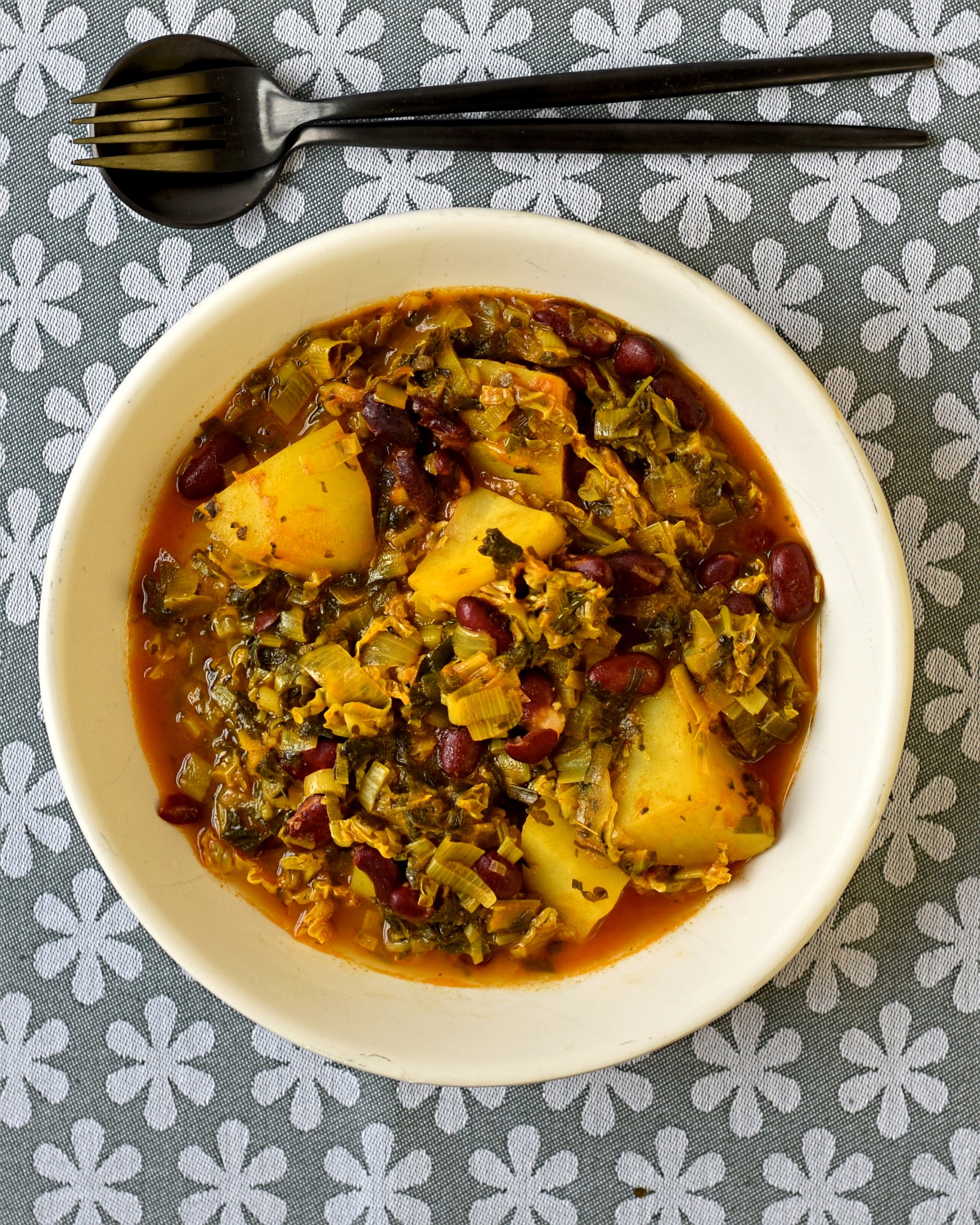 Persian-style bean and herb stew