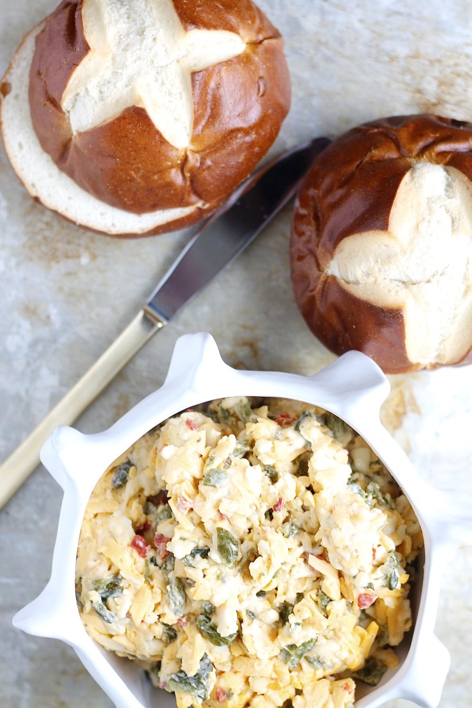 Roasted Poblano Pimento Cheese with Buttermilk