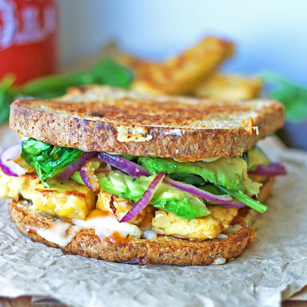 Tempeh & Avocado Grilled Cheese