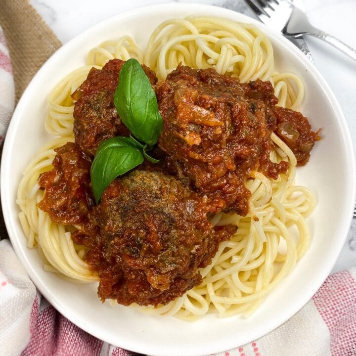 The Best Spaghetti and Meatball Marinara