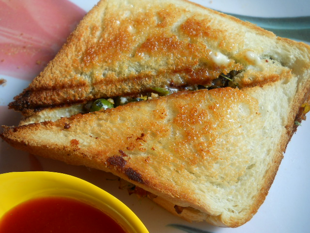 Paneer Toast Sandwich - How to make Paneer Toast Sandwich