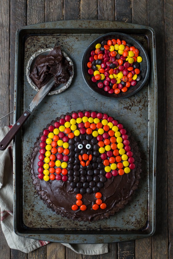 Chocolate Brownie Turkey Tart