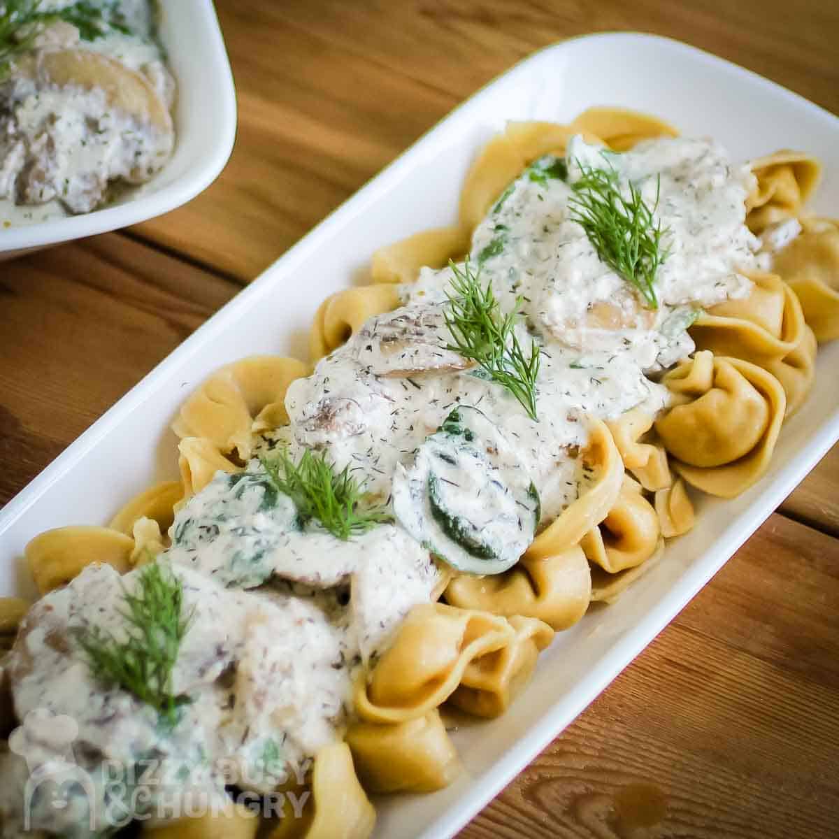 Creamy Mushroom Sauce With Greek Yogurt (Or Sour Cream)