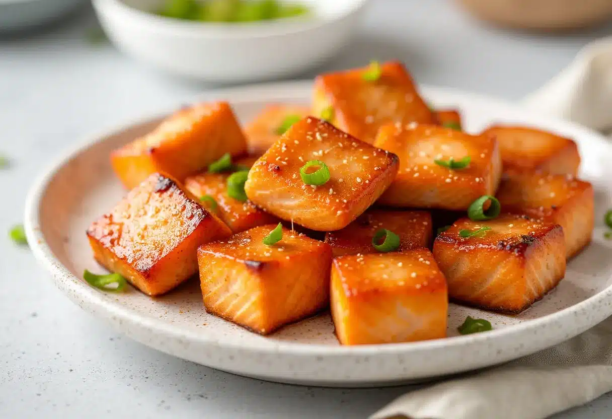 Fried Salmon Bites Recipe