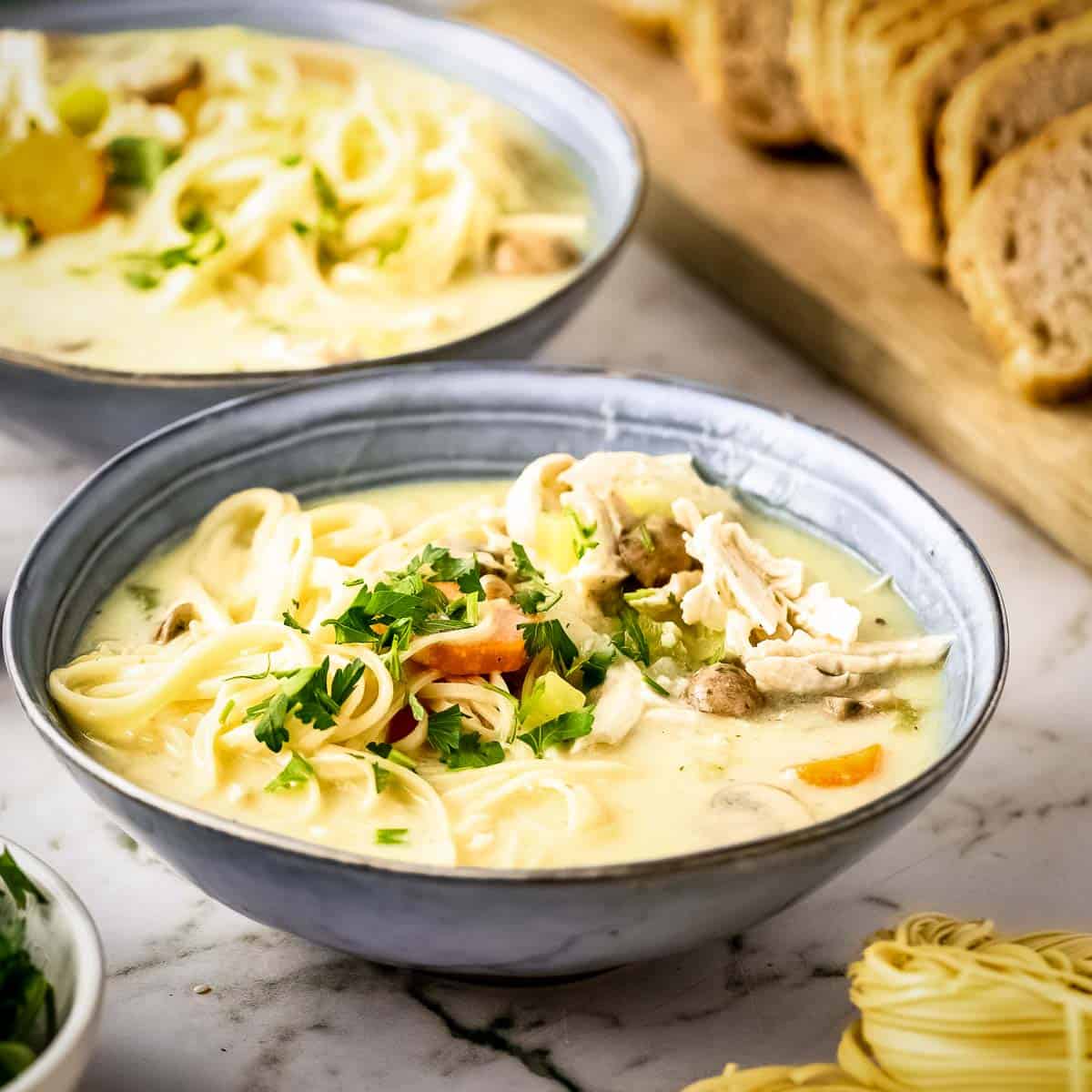 Easy Creamy Turkey Soup