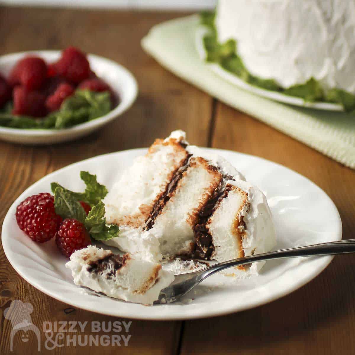 Refrigerator Cake (Easy Angel Food Cake Dessert)