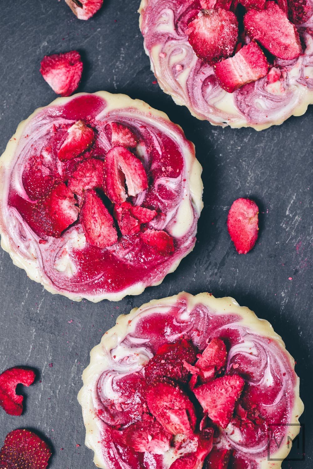 Strawberry Swirl Cheesecake | Vegan Miam