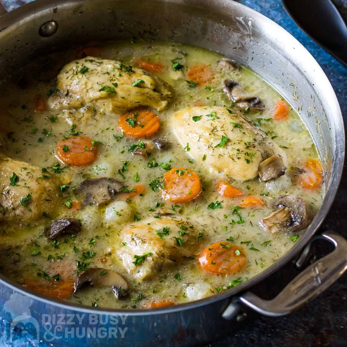 Easy Chicken Fricassee