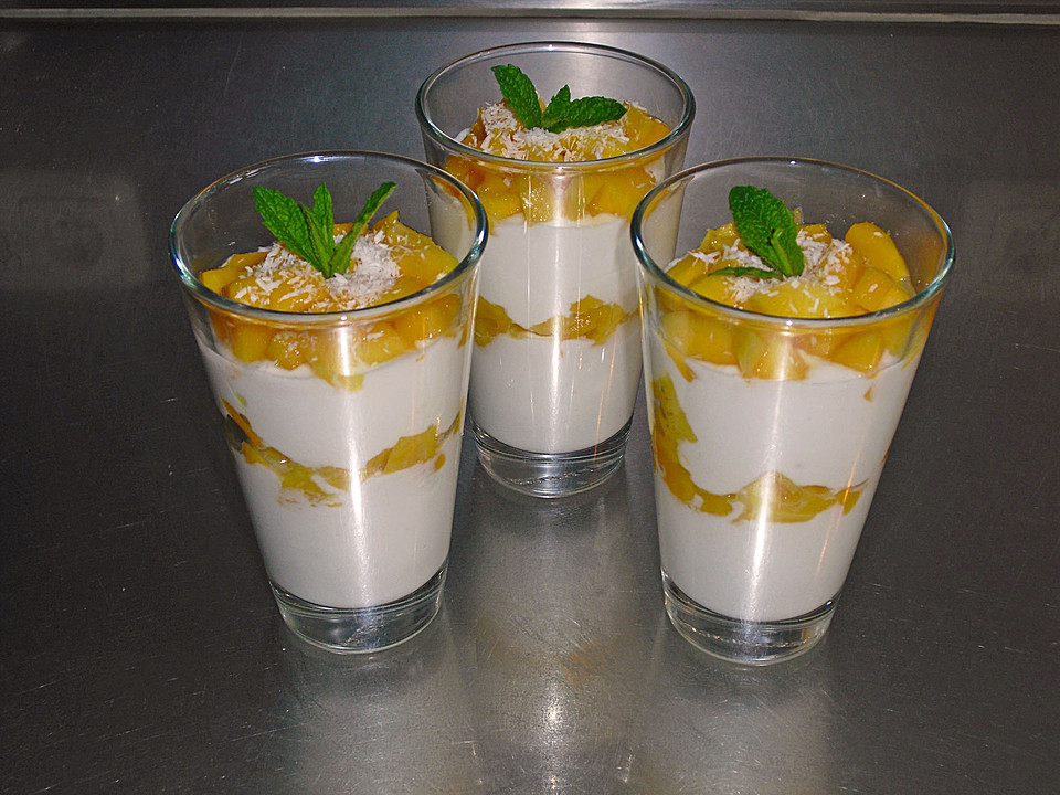 Coconut Mango Cream - All recipes blog