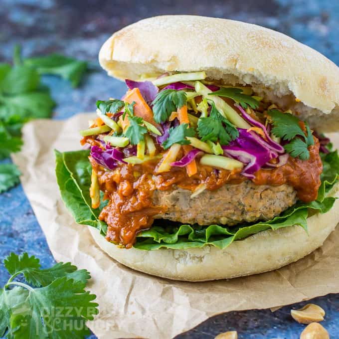 Thai Turkey Burgers