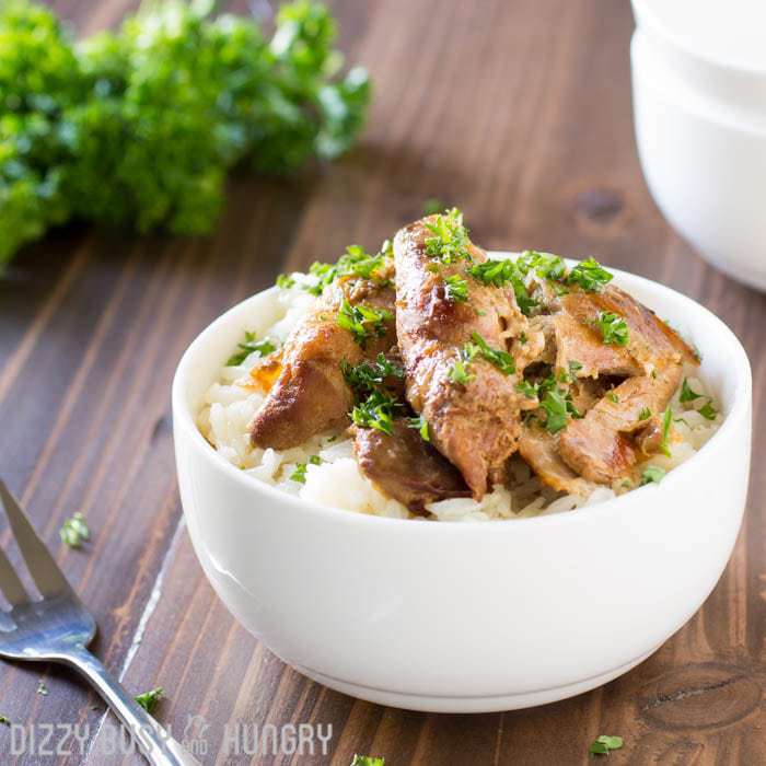 Crock Pot Chicken Thighs in Honey Beer Sauce