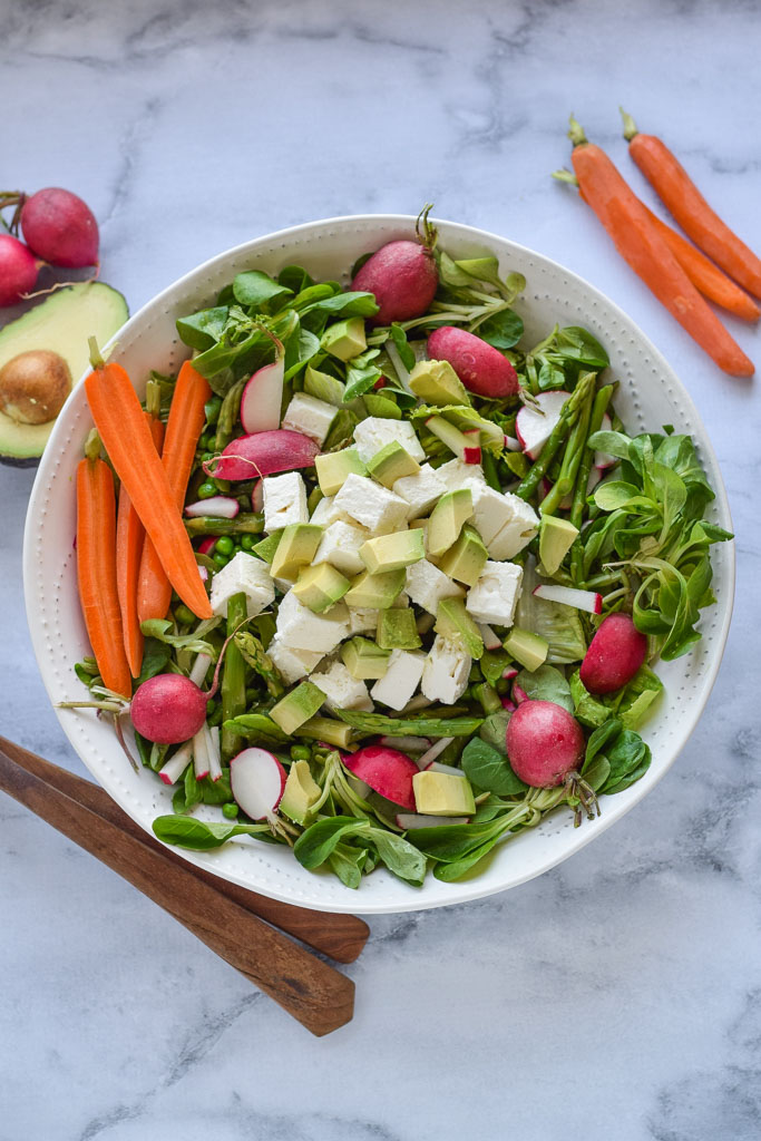 Spring Green Salad with Asparagus