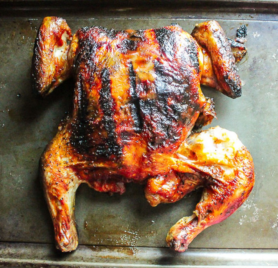 Barbecued Whole Chicken