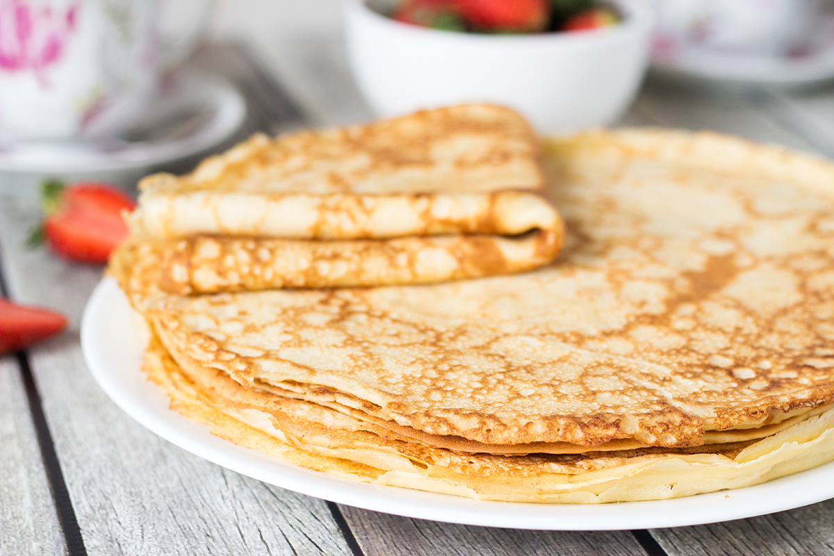 Russian Pancakes (Blini) - with Sweet & Savory Toppings